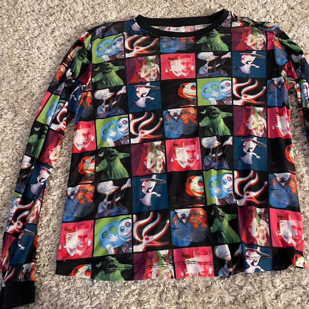 Nightmare Before Christmas Sheer Mesh Top XS - Picture 5 of 7